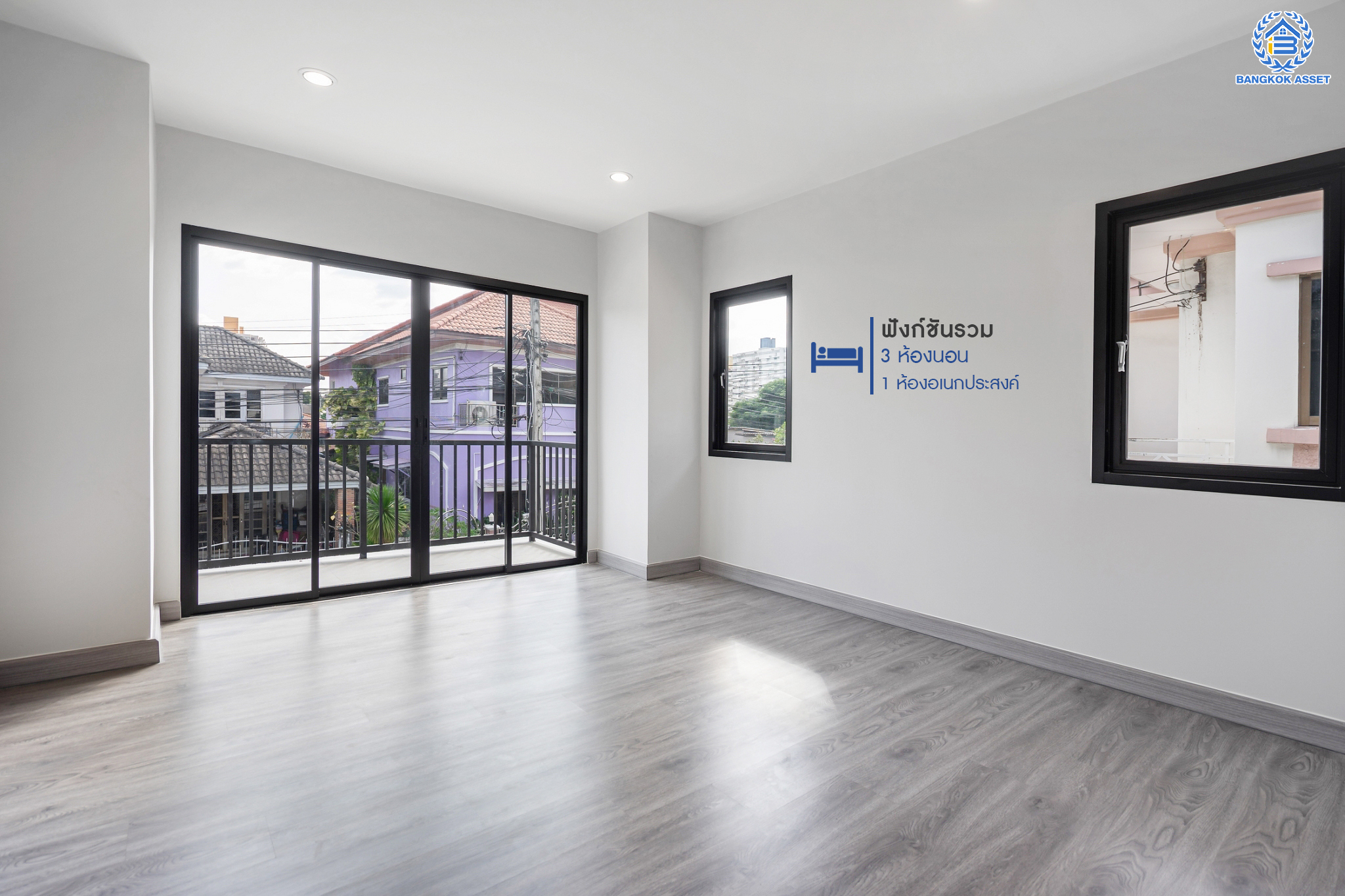 บ้านมือสองตกแต่งใหม่ ม.เพชรวัฒนะ เลียบคลองประปา บ้านเดี่ยว เนื้อที่ 50 ตร.ว. ฟังก์ชันพร้อม 3 ห้องนอน 3 ห้องน้ำ 1 ห้องอเนกประสงค์ จอดรถได้ 2 คัน บนทำเลเชื่อมต่อแจ้งวัฒนะ, ถนนศรีสมาน, ถนนสรงประภา เดินทางสะดวก ใกล้ทางด่วน "บางประอิน-ปากเกร็ด" และรถไฟฟ้าสายสีชมพู "สถานีศรีรัช"